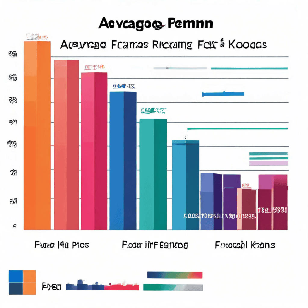 2024년 한국 개인 트레이닝 평균 가격을 지역별로 구분한 막대그래프로, 높이가 다른 색상의 막대들이 나란히 배열되어 있습니다.